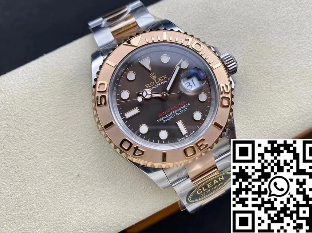 Gold Clean M126621-0001 Rolex Factory Yacht Master Rose 1205